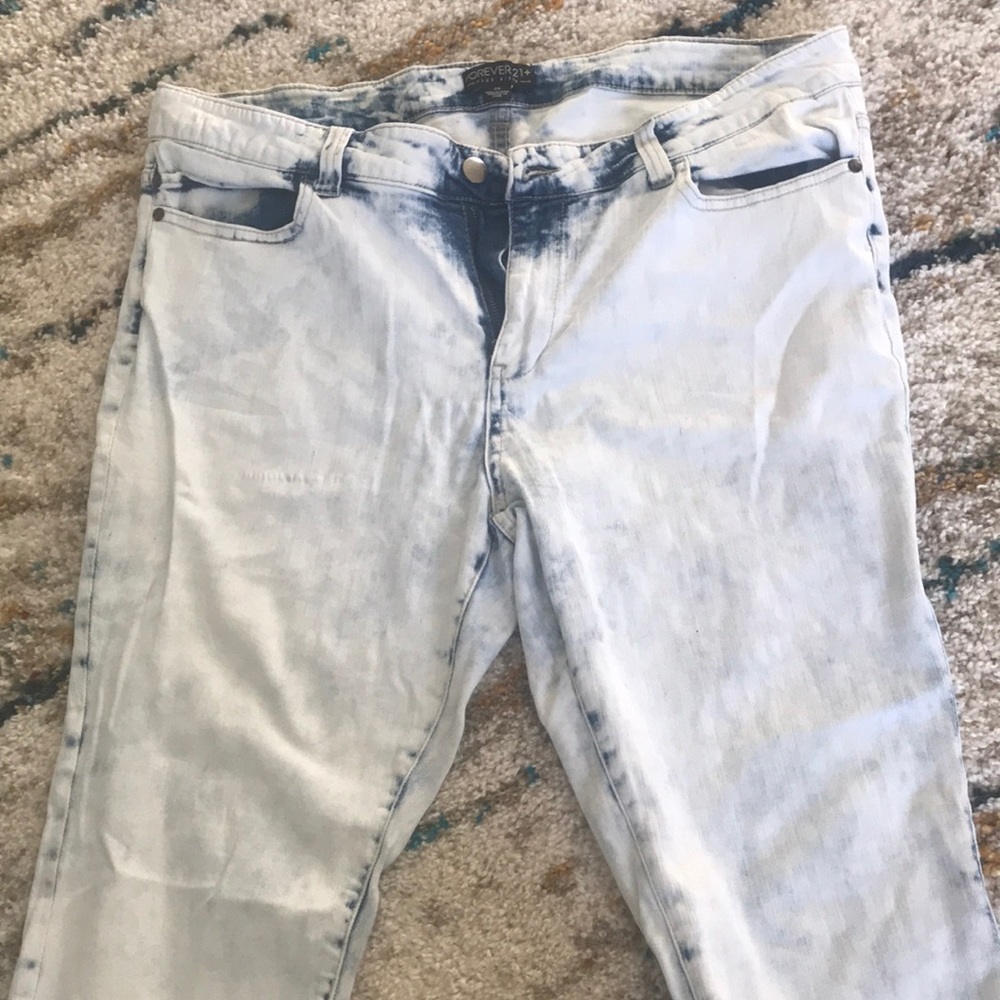 Forever 21 acid jeans